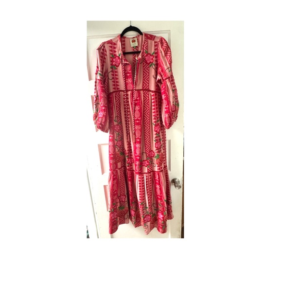FARM RIO NEW W/TAGS Embroidered Dress - Picture 8 of 8
